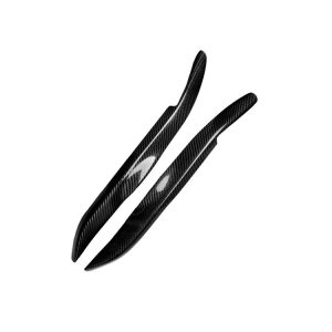 2 PCS Carbon Fiber Car Lamp Eyebrow Decorative Sticker for 2006-2008 Subaru Legacy
