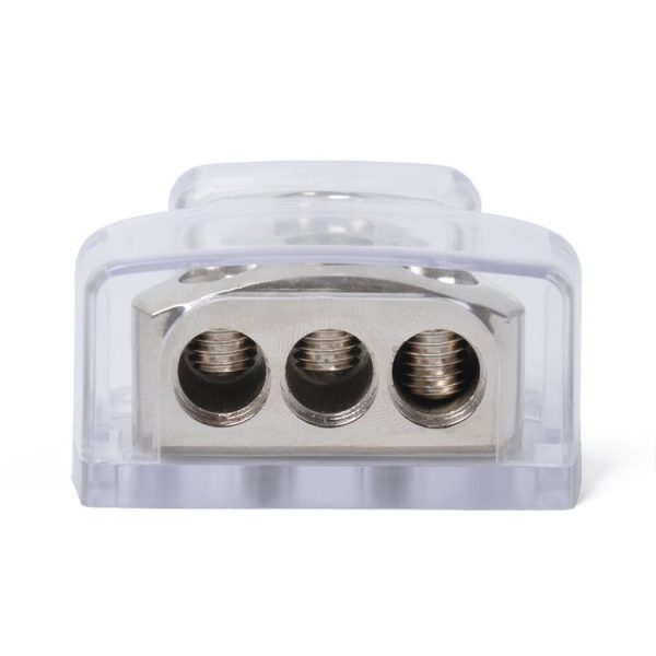 3-Way Car Audio Stereo Amp Power / Ground Cable Splitter Distribution Block 4GA - Image 4