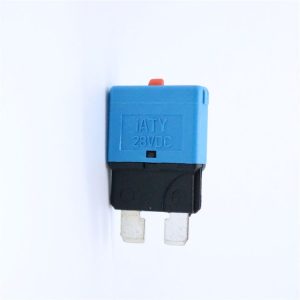15AMP DC28V Circuit Breaker Trip Fuses Standard Blade Fuse Manual Reset