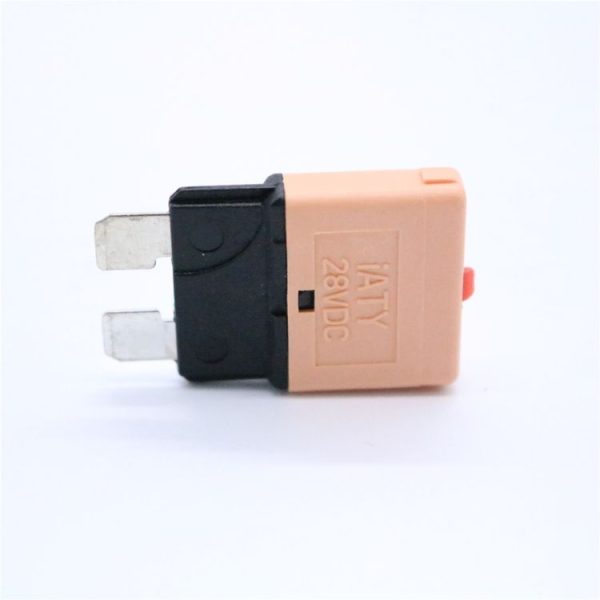 5AMP DC28V Circuit Breaker Trip Fuses Standard Blade Fuse Manual Reset - Image 3