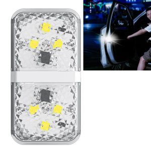 2 PCS Baseus Car Door Anti-collision Warning Light (White)