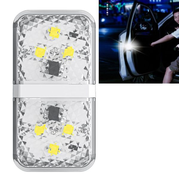 2 PCS Baseus Car Door Anti-collision Warning Light (White)