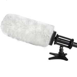BOYA BY-P220 Furry Outdoor Interview Windshield Muff for Shotgun Capacitor Microphones, Inside Depth: 220mm