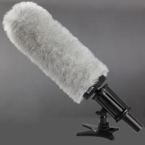 BOYA BY-P240 Furry Outdoor Interview Windshield Muff for Shotgun Capacitor Microphones, Inside Depth: 240mm