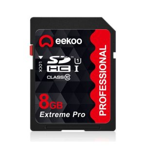 Eekoo 8GB High Speed Class 10 SD Memory Card for All Digital Devices with SD Card Slot