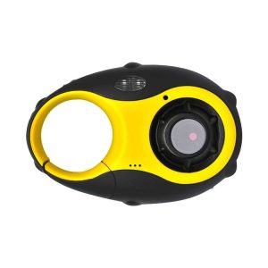 5MP 1.5 inch Color Screen Mini Keychain Type Gift Digital Camera for Children (Yellow)