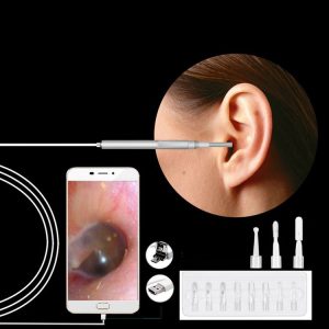 Inskam203 1.3MP HD Visual Eardrop Endoscope Borescope, IP67 Waterproof, Lens Diameter: 3.9mm, Length: 1.3m