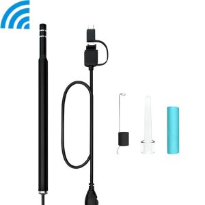 Iw99B 1.3MP WiFi HD Visual Eardrop Endoscope Borescope with 6 LEDs, IP67 Waterproof, Lens Diameter: 5.5mm, Length: 2m