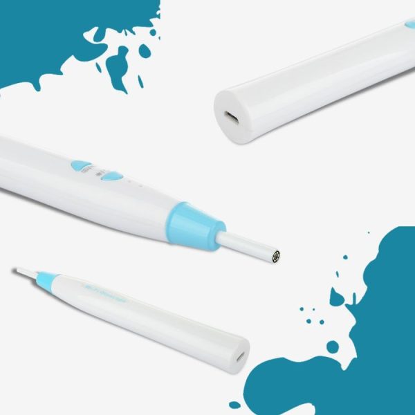 F180B 3.9mm Tiny Lens Diameter Integral WIFI Visual Earspoon Endoscope with 6 LEDs - Image 6