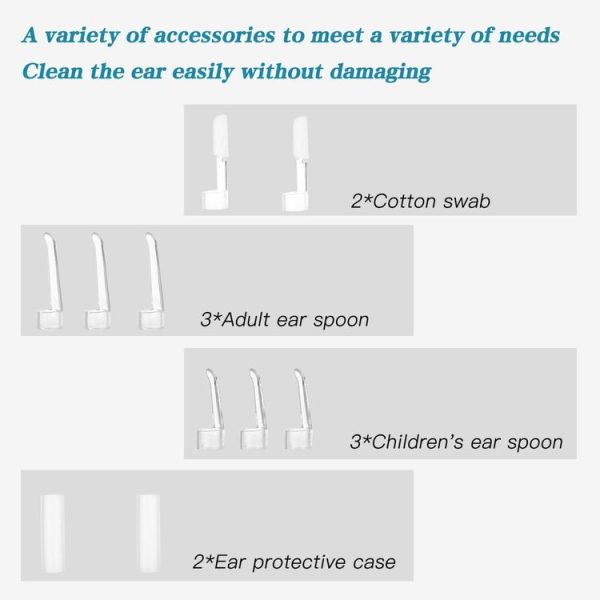 F180B 3.9mm Tiny Lens Diameter Integral WIFI Visual Earspoon Endoscope with 6 LEDs - Image 9