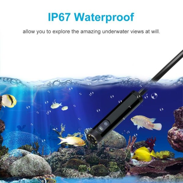 8mm Dual-lens Design Waterproof Endoscope, 3 In 1 Version, Length: 2m (Black) - Image 8