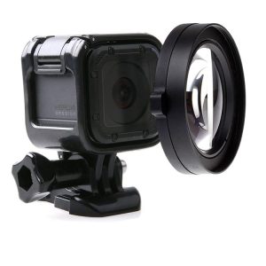 58mm HD Macro Lens with Adapter Ring for GoPro HERO5 Session / HERO4 Session