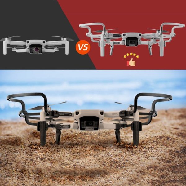 Sunnylife 4 PCS Anti-collision Protectors Guard Bumpers with Heightened Landing Legs for DJI Mavic Mini (Grey) - Image 11