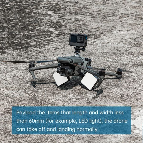 STARTRC Multifunctional Expansion Fixed Shock Mount for DJI Mavic 3 (Grey) - Image 6