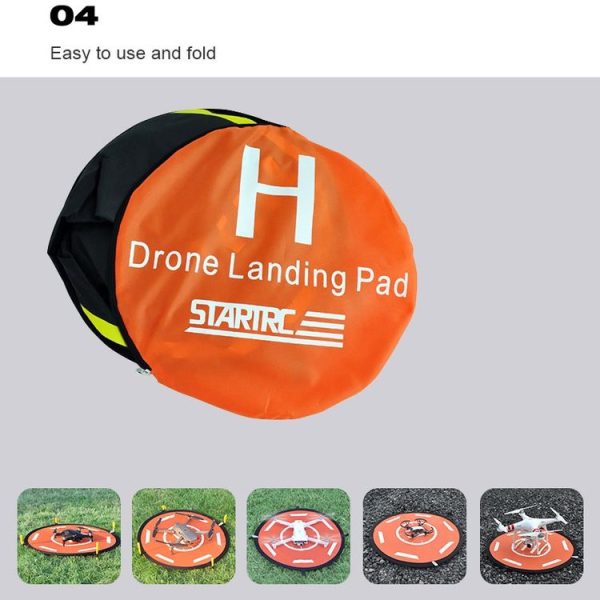 STARTRC RC Drone Quadcopter Portable Parking Apron Fast-fold Landing Parking Pad for DJI Mavic Mini / Mavic Air 2, Diameter: 56cm - Image 8