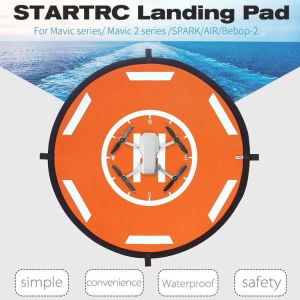 STARTRC RC Drone Quadcopter Portable Parking Apron Fast-fold Landing Parking Pad for DJI Mavic Mini / Mavic Air 2, Diameter: 56cm - Image 9