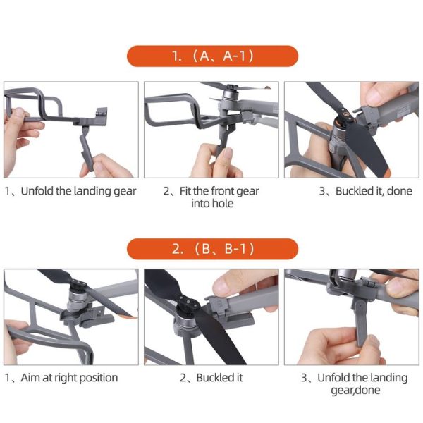 Sunnylife AIR2S-KC324 4 PCS Anti-collision Protectors Guard Bumpers with Heightened Landing Legs for DJI Air 2S - Image 8