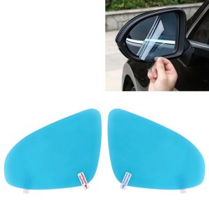 Porsche 911 Car PET Rearview Mirror Protective Window Clear Anti-fog Waterproof Rain Shield Film