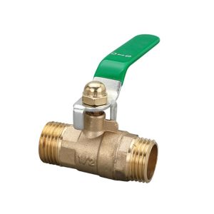LAIZE Pneumatic Hose Connector Thickened Brass Ball Valve, Size: Double Outside 4 Point 1 / 2 inch