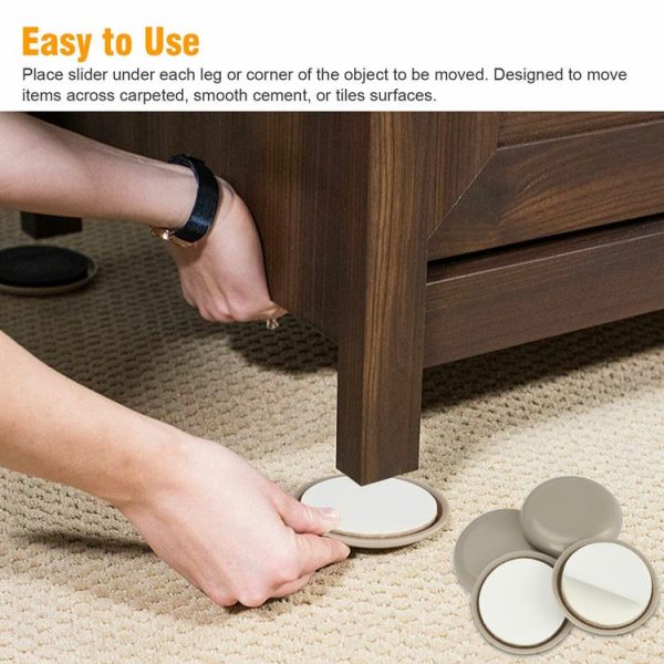 16 in 1 25mm Round Table Chairs Non-slip Foot Mat - Image 4