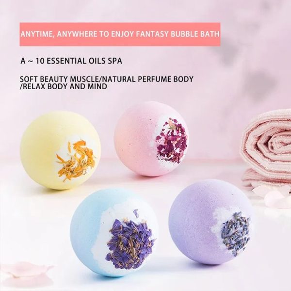Bubble Bath Ball (Rose) - Image 2