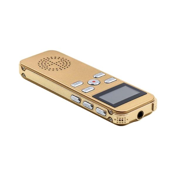 JNN X26 Mini Portable Voice Recorder with OLED Screen, Memory: 8GB (Gold) - Image 2