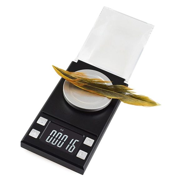 MH-8028 100g x 0.001g High Accuracy Digital Electronic Portable Jewelry Diamond Gem Carat Lab Weight Scale Balance Device with 1.6 inch LCD Screen - Image 5