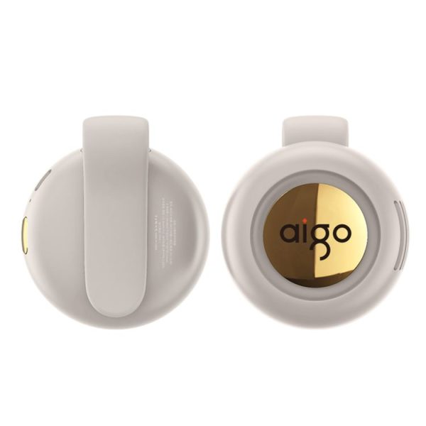 Aigo AGF-03 Small Whirlwind 60 Leaves 360 Degrees Adjustable Wind Direction Portable Desktop Fan with Silicone Clip (White) - Image 2