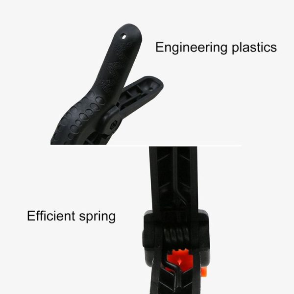 5 PCS Woodworking Photo Studio Photography Backdrop Nylon Clip Support Spring Clamp, Length: 90mm - Image 4