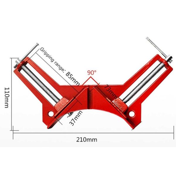 Multifunction 90 Degrees Working Clamp Wooden Clip Right Angle Corner Frame Clip Tool - Image 4