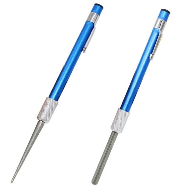 Diamond Carbon Steel Knife Fishhook Sharpener Portable Kitchen Accessories Multi Purpose Sharpener Stick - Image 2