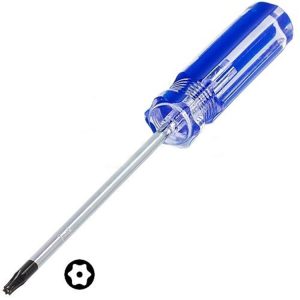 3pcs RZ-CT08 T8 Type Perforated Manual Plum Screwdriver, Random Color Delivery