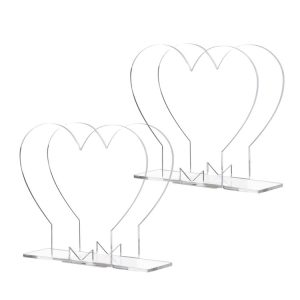 2pcs YX012 Transparent Acrylic Table Paper Towel Organizer