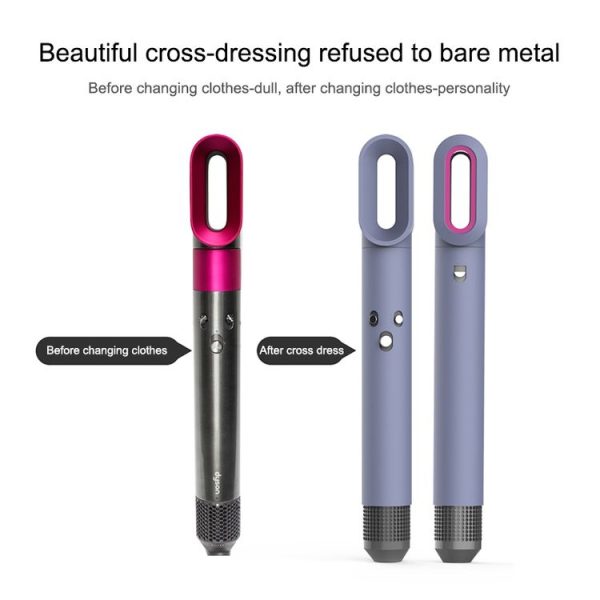Dyson Airwrap Hair Modeling Dryer Shockproof Silicone Case (Grey) - Image 4