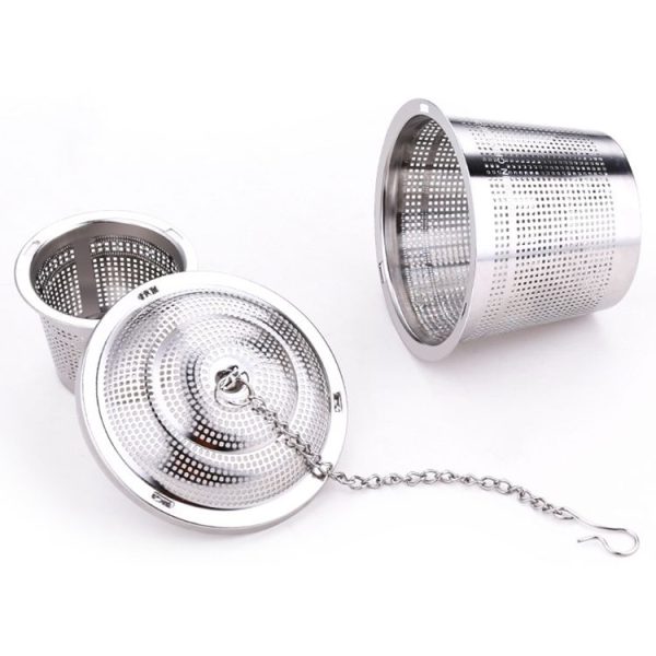 Stainless Steel Locking Spice Tea Strainer Mesh Infuser Tea Ball Filter, Middle Size: 6.5 x 6cm - Image 5
