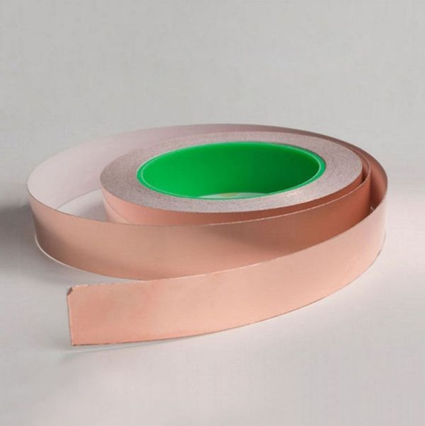 Pure Copper Double-sided Conductive Copper Foil Tape Signal Masking Tape, Size: 20m x 10mm - Image 2
