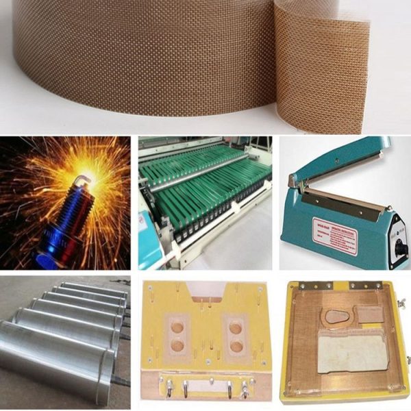 Teflon High Temperature Resistant Cloth Tape Sealing Machine Heat Insulation Tape, Size: 10m x 50mm - Image 5