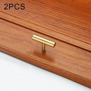 2 PCS 1019T Light Luxury Nordic Solid Copper Cabinet Handle