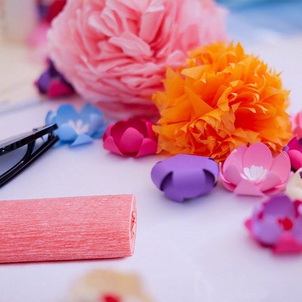 10 PCS Flowers Packaging Paper DIY Handmade Paper, Random Color Delivery - Image 6
