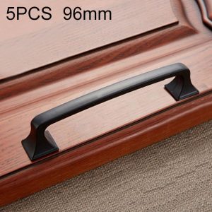 5 PCS 6222-96 Simple Furniture Cabinet Handle Black Bronze Handle