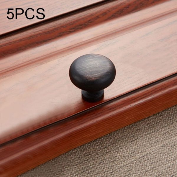 5 PCS 4203 Simple Furniture Cabinet Handle Black Bronze Handle