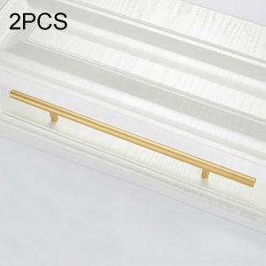 2 PCS 9001A-192 Simple Furniture Cabinet Handle Aluminum Profile Round Handle (Gold)