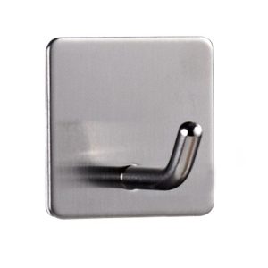 MYD-1039 304 Stainless Steel Sticky Hook Kitchen Bathroom Multi-functional Hole Free Wall Mount Holder