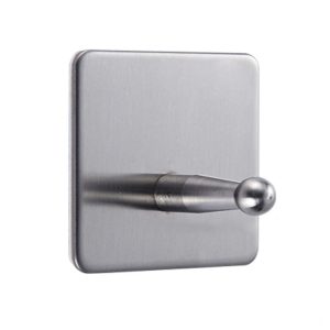 MYD-1036 304 Stainless Steel Sticky Hook Kitchen Bathroom Multi-functional Hole Free Wall Mount Holder