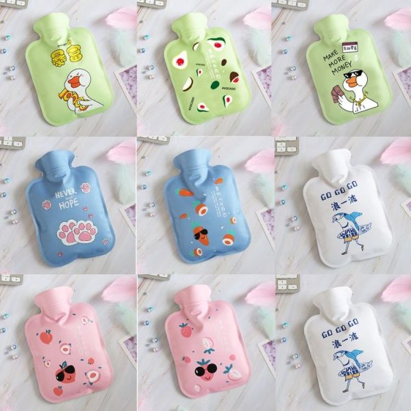 2 PCS Cartoon Warm PVC Household Water Injection Hot Water Bag, Random Color Delivery, Size: S, 17x11cm - Image 8