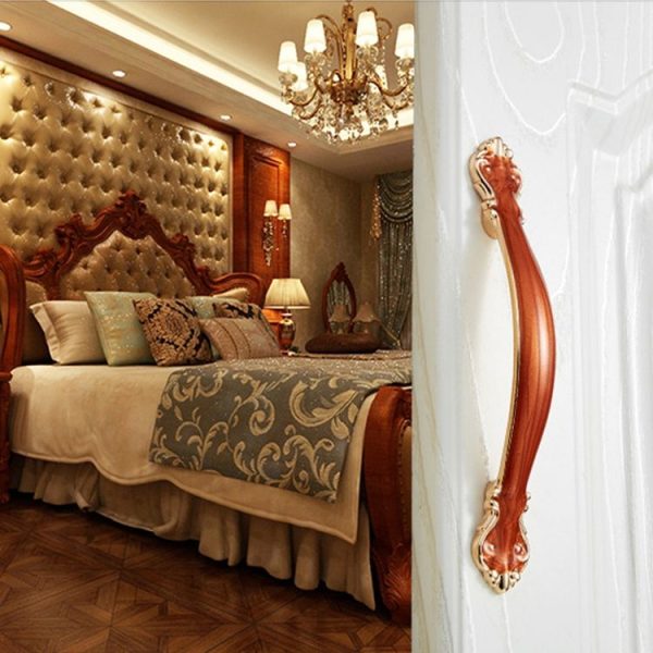 5 PCS 6041 Large Single Hole Red Amber Paint Closet Cabinet Handle Diameter: 30mm - Image 5