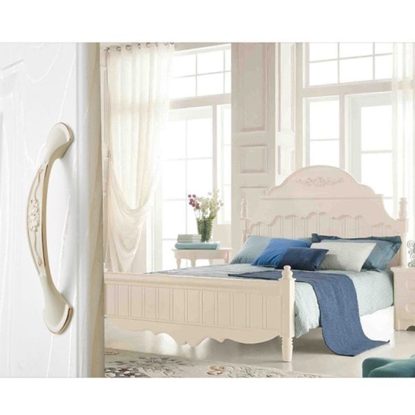 5 PCS 6026-96 European Style Zinc Alloy Cabinet Wardrobe Drawer Door Handle, Hole Spacing: 96mm (Gold+Silver) - Image 6