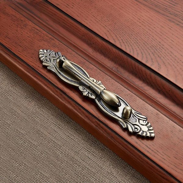 5 PCS 6043-64 Cyan Ancient Drawer Cabinet Door Bronze European Style Handle - Image 2