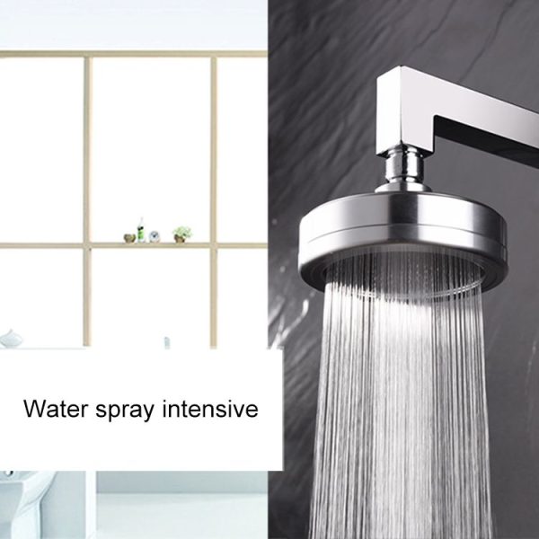 Removable and Washable 304 Stainless Steel Round Pressurized Handheld Shower Head, Size: 80mm (Silver) - Image 7