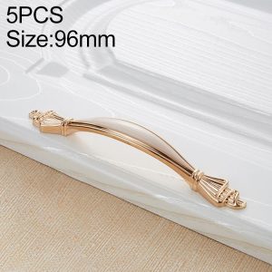 5 PCS 6543-96 White Amber Modern Shoe Cabinet Wine Cabinet Handle